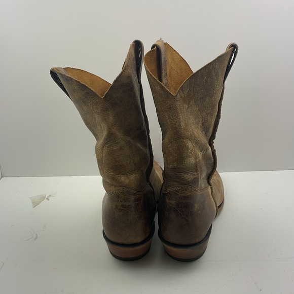 Justin Men’s Bent Rail Distressed Leather Cowboy Boots Size 13 - Picture 6 of 11